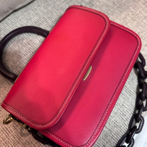 Coach Rogue Top Handle In Colorblock w/long strap - Picture 4 of 8
